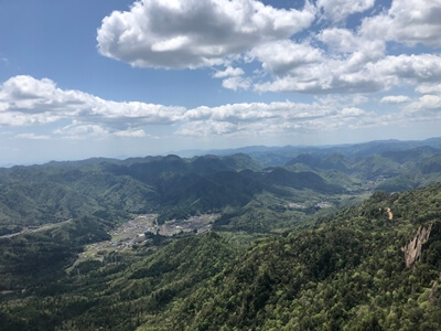 広島県大竹市にある三倉岳