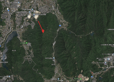 広島県熊野町にある三石山