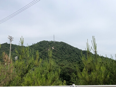 広島県熊野町にある三石山