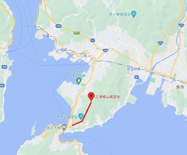 広島県　呉市　三津峰山