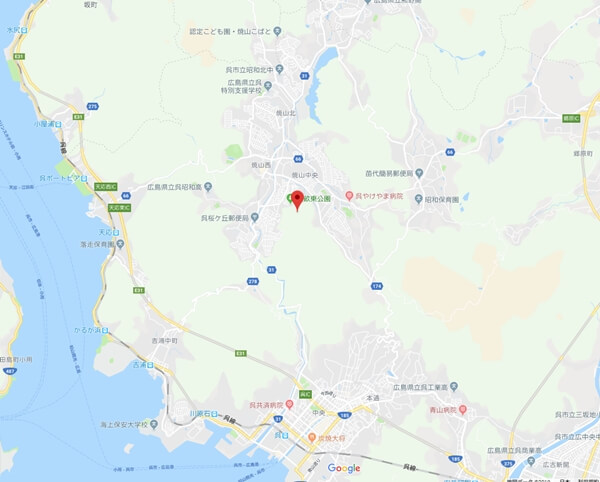 広島県　呉市　大庭山