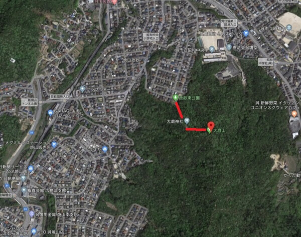 広島県　呉市　大庭山