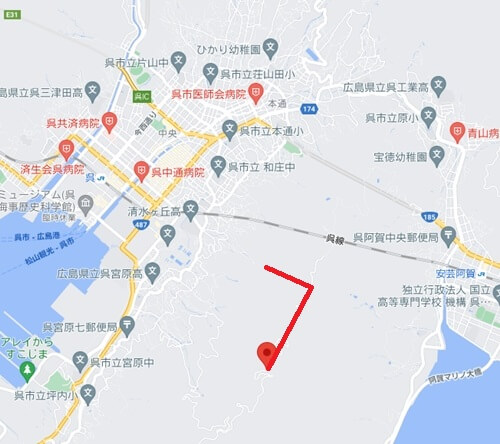 広島県　呉市　休山